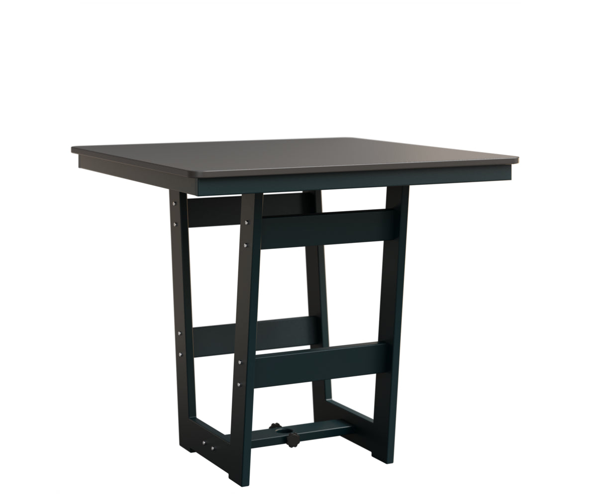 Berlin Gardens Hudson Bar Height 40" x 40" Square Table with Hammered Top