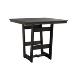 Berlin Gardens Hudson Bar Height 40" x 40" Square Table with Hammered Top