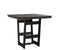 Berlin Gardens Hudson Bar Height 40" x 40" Square Table with Hammered Top