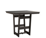 Berlin Gardens Hudson Bar Height 40" x 40" Square Table with Hammered Top