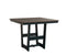 Berlin Gardens Hudson Dining Height 40" x 40" Square Table with Hammered Top
