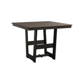 Berlin Gardens Hudson Dining Height 40" x 40" Square Table with Hammered Top