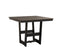 Berlin Gardens Hudson Dining Height 40" x 40" Square Table with Hammered Top