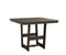 Berlin Gardens Hudson Dining Height 40" x 40" Square Table with Hammered Top