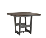 Berlin Gardens Hudson Dining Height 40" x 40" Square Table with Hammered Top