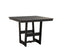 Berlin Gardens Hudson Dining Height 40" x 40" Square Table with Hammered Top