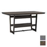 Berlin Gardens Hudson Counter Height 40" x 70" Rectangle Table with Hammered Top