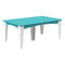 LuxCraft Island 44" x 72" Rectangular Dining Table