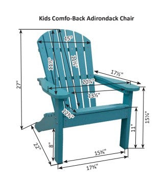 Berlin Gardens Kid's Adirondack Chair