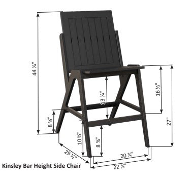 Berlin Gardens Kinsley Bar Side Chair