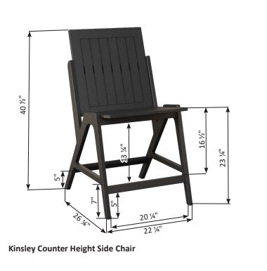 Berlin Gardens Kinsley Counter Side Chair