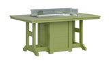 Berlin Gardens Garden Classic Standard Top 44" x 72" Rectangular Fire Counter Table