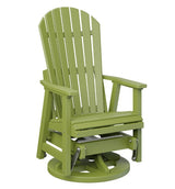 Berlin Gardens Comfo-Back Swivel Glider with Allochrome Brackets