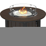 LuxCraft Lumin 46" Round Fire Pit Table