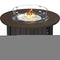 LuxCraft Lumin 46" Round Fire Pit Table