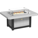 LuxCraft Lumin 51" Rectangular Fire Pit Table