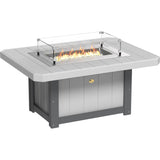 LuxCraft Lumin 51" Rectangular Fire Pit Table