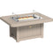 LuxCraft Lumin 51" Rectangular Fire Pit Table