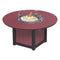 LuxCraft Lumin Fire Table 60" Round - Bar Height