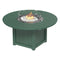 LuxCraft Lumin Fire Table 60" Round - Bar Height