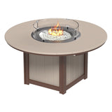 LuxCraft Lumin Fire Table 60" Round - Bar Height