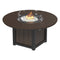 LuxCraft Lumin Fire Table 60" Round - Dining Height