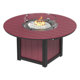 LuxCraft Lumin Fire Table 60" Round - Dining Height