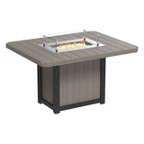 LuxCraft Lumin Fire Table 62" Rectangular - Bar Height