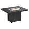 LuxCraft Lumin Fire Table 62" Rectangular - Counter Height