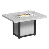 LuxCraft Lumin Fire Table 62" Rectangular - Counter Height