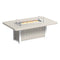 LuxCraft Lumin Fire Table 79" Rectangular - Counter Height