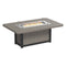 LuxCraft Lumin Fire Table 79" Rectangular - Counter Height