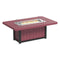 LuxCraft Lumin Fire Table 79" Rectangular - Counter Height