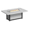 LuxCraft Lumin Fire Table 79" Rectangular - Counter Height