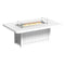 LuxCraft Lumin Fire Table 79" Rectangular - Counter Height