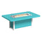 LuxCraft Lumin Fire Table 79" Rectangular - Dining Height