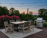 FREE Blaze Grill On Cart With Purchase Of Berlin Gardens 7 Piece Dining Set