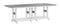 Berlin Gardens Garden Classic Standard Top 44" x 96" Rectangular Bar Table