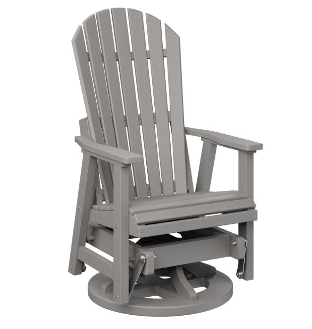 Berlin Gardens Comfo-Back Swivel Glider with Allochrome Brackets