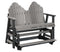 Berlin Gardens Cozi-Back Double Counter Glider with Allochrome Brackets