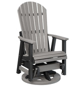 Berlin Gardens Comfo-Back Swivel Glider with Allochrome Brackets