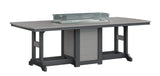 Berlin Gardens Garden Classic Standard Top 44" x 96" Rectangular Fire Counter Table
