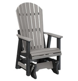 Berlin Gardens Comfo-Back Single Glider with Allochrome Brackets