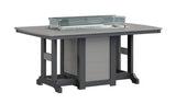 Berlin Gardens Garden Classic Standard Top 44" x 72" Rectangular Fire Counter Table
