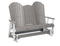 Berlin Gardens Comfo-Back Three Seat Glider w/Console Allochrome Brackets