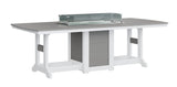 Berlin Gardens Garden Classic Standard Top 44" x 96" Rectangular Fire Dining Table