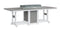 Berlin Gardens Garden Classic Standard Top 44" x 96" Rectangular Fire Dining Table