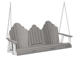 Berlin Gardens Cozi-Back Three Seat Swing w/Console (Stainless Chains)
