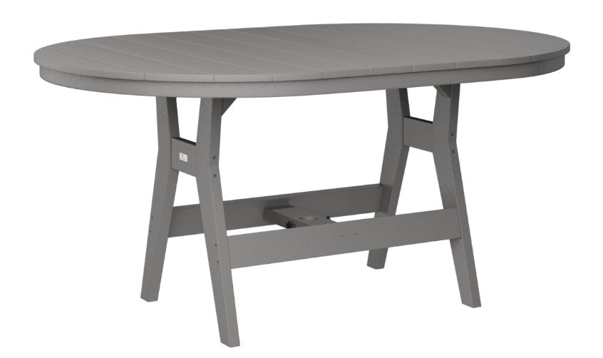 Berlin Gardens Harbor Bar Tables Standard Top 44" x 64" Oblong Bar Table