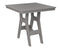Berlin Gardens Harbor Bar Tables Standard Top 33" Square Bar Table